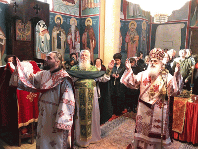 Крстопоклона Недела – Архиерејска Литургија во Довлеџик