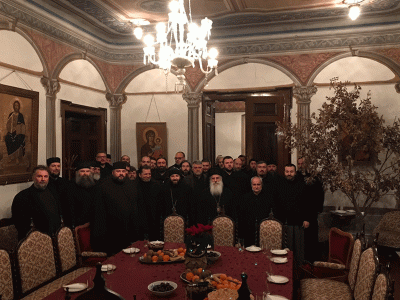 Бадникова вечера со свештенството од Преспанско-пелагониската епархија
