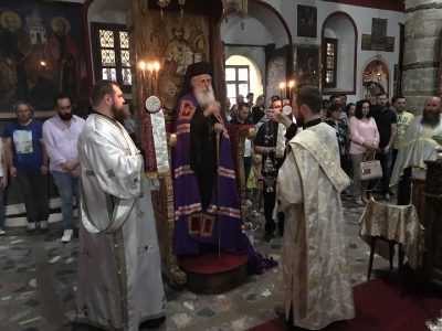 Архиерејска Вечерна богослужба во хармот „Света Великомаченица Недела“, во Битола
