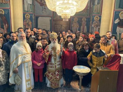 Двасет и осма недела по Педесетница (Недела на Светите Праотци)– Света Архиерејска Литургија во храмот „Свети Архангел Гаврил“ во Довлеџик