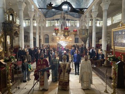 Трета Недела по Пасха (Недела на Жените Мироносици) - Света Архиерејска Литургија во храмот „Свети Великомаченик Димитриј“ во Битола