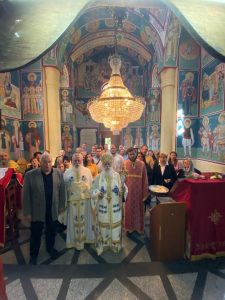 Недела на Сите Свети – Света Архиерејска Литургија во храмот „Свети Архангел Гаврил“, во Довлеџик