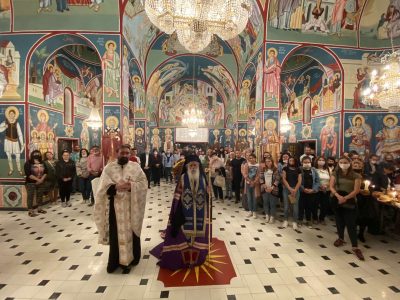 Рождество на Пресвета Богородица – Празнична Вечерна богослужба во манастирот „Рождество на Пресвета Богородица“ во село Новаци
