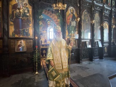 Влегување на Спасителот Господ Исус Христос во Ерусалим (Цветници) – Света Архиерејска Литургија во храмот „Рождество на Пресвета Богородица“, во Битола