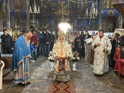 Отсекување на главата на Свети Јован Крстител – Света Архиерејска Литургија во манастирот „Свети Јован Крстител“, во Слепче