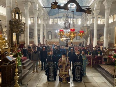 Среда од Првата седмица во Великиот пост – Света Литургија на Претходноосветени Дарови во соборниот храм „Свети Великомаченик Димитриј“, во Битола