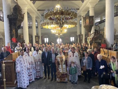 Втор ден Велигден – Света Архиерејска Литургија во храмот „Свето Благовештение“ во Прилеп