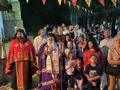 Свети пророк Илија - Архиерејска Вечерна богослужба во манастирот Свети Илија – Ротино