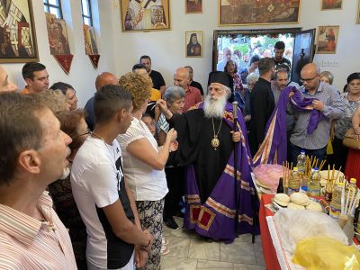 Свети Седмочисленици, Свети Великомаченик Пантелејмон – Архиерејска Вечерна во Битола
