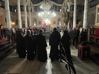 Архиерејска Вечерна со Чин на простување во соборниот храм „Свети Великомаченик Димитриј“ во Битола