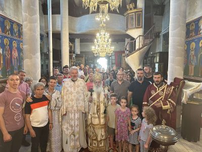 Шеста недела по Педесетница - вета Архиерејска Литургија во храмот „Свети Великомаченик Георгиј“ во Ресен