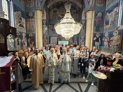 Четврта недела по Педесетница - Света Архиерејска Литургија во храмот „Свети Архангел Гаврил“, во Довлеџик